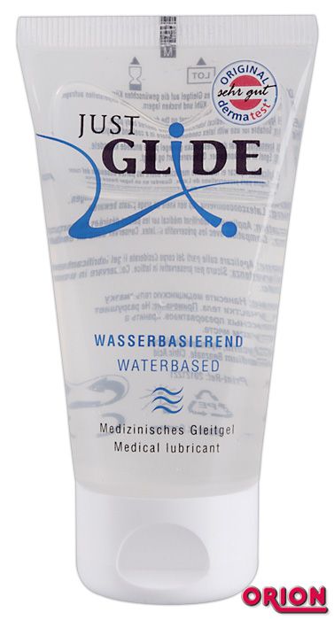 Вагинальная смазка на водной основе JUSTGLIDE - 50 мл. - Orion - купить с доставкой в Тюмени