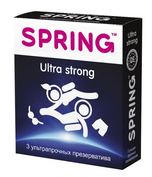 Ультрапрочные презервативы SPRING ULTRA STRONG - 3 шт. - SPRING - купить с доставкой в Тюмени
