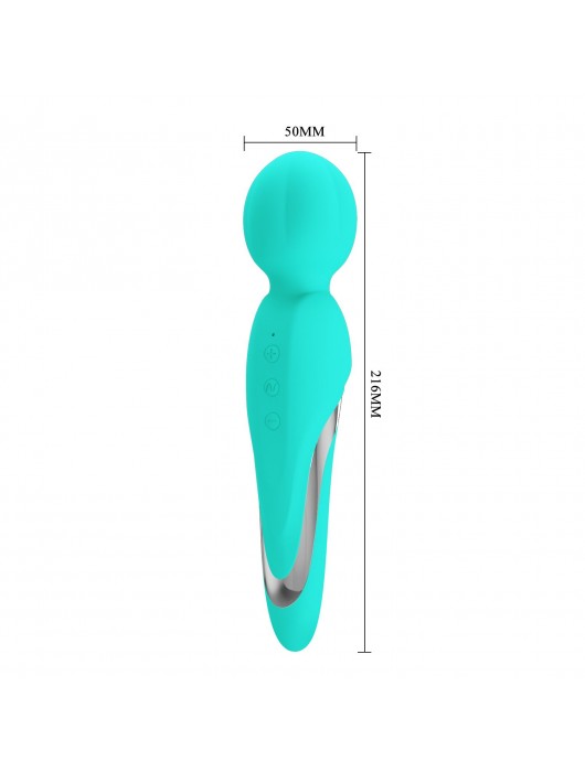 Бирюзовый жезловый вибратор Walter - Baile