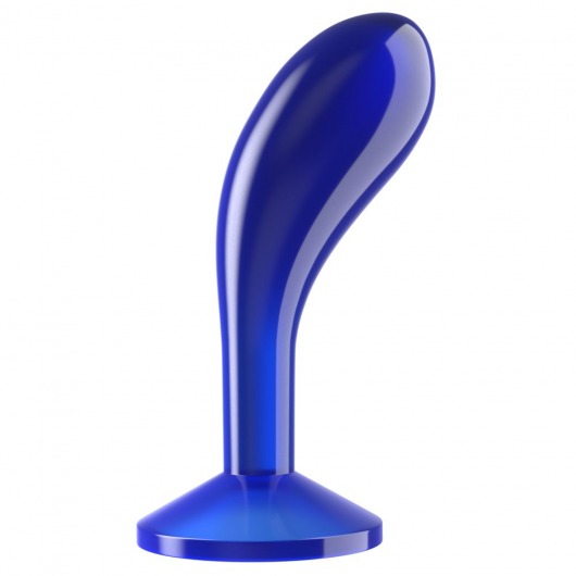 Синяя анальная втулка Flawless Clear Prostate Plug 6.0 - 15 см. - Lovetoy - в Тюмени купить с доставкой