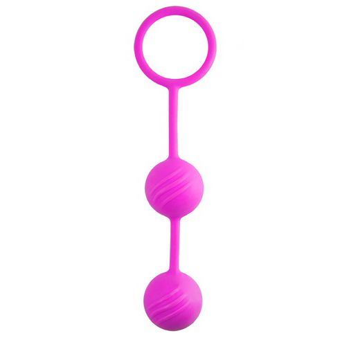 Розовые вагинальные шарики Kegel Ball - Lovetoy