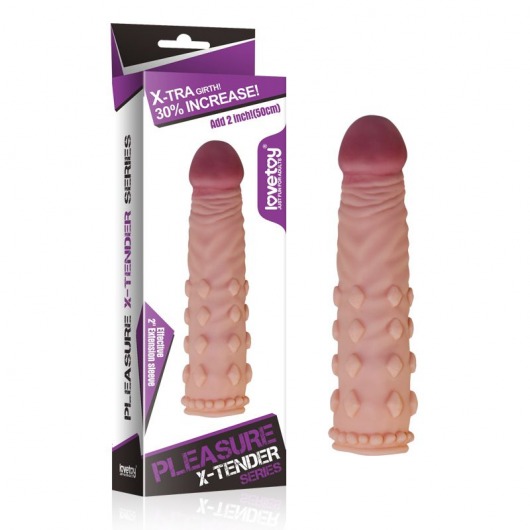 Насадка-фаллоимитатор Super-Realistic Penis  - 17,8 см. - Lovetoy - в Тюмени купить с доставкой