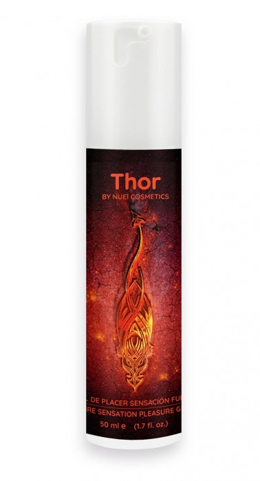 Возбуждающий унисекс гель Thor Fire Gel - 50 мл. - Nuei cosmetics - купить с доставкой в Тюмени