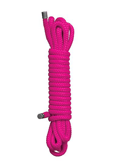 Розовая веревка для бандажа Japanese - 5 м. - Shots Media BV - купить с доставкой в Тюмени