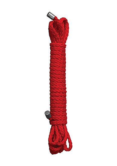 Красная веревка для бандажа Kinbaku - 10 м. - Shots Media BV - купить с доставкой в Тюмени