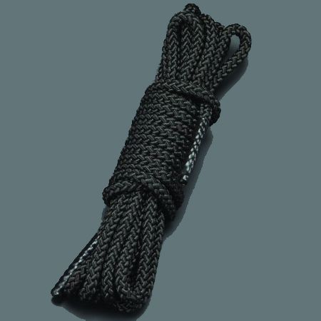 Черная шелковистая веревка для связывания - 5 м. - Sitabella - купить с доставкой в Тюмени