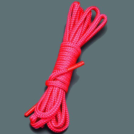Красная шелковистая веревка для связывания - 5 м. - Sitabella - купить с доставкой в Тюмени