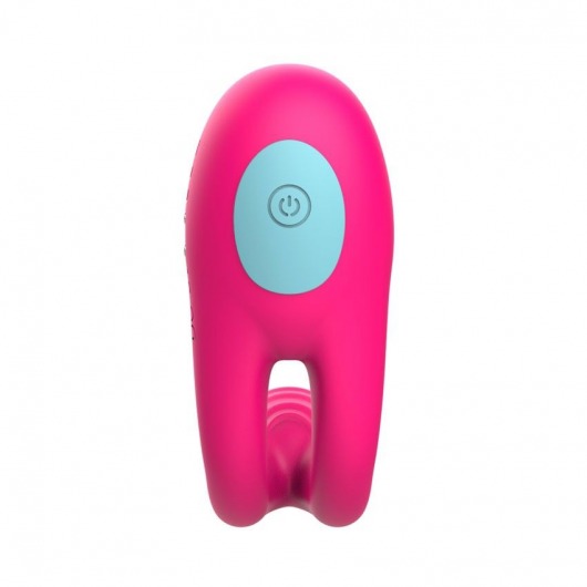 Розовое виброкольцо с пультом ДУ - I-MOON - в Тюмени купить с доставкой