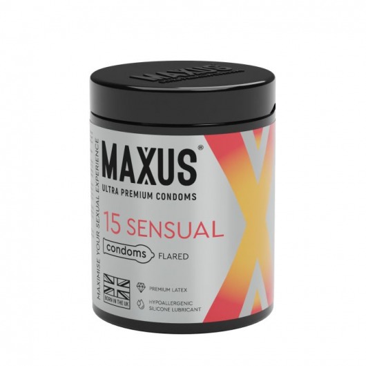 Анатомические презервативы MAXUS Sensual - 15 шт. - Maxus - купить с доставкой в Тюмени