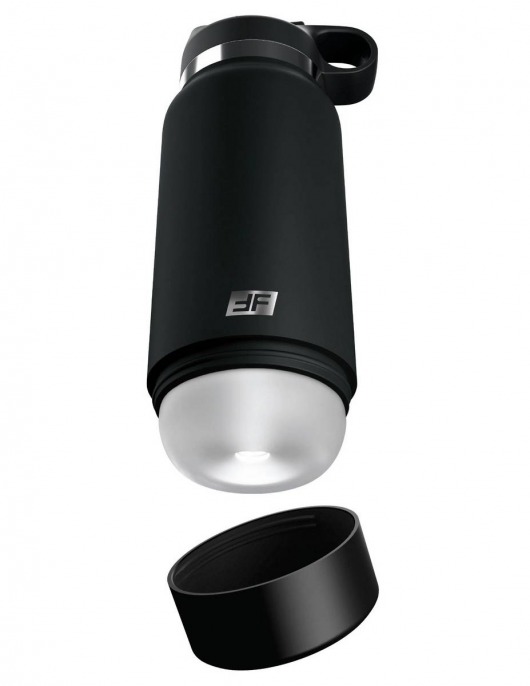 Черный мастурбатор в виде бутылки Fap Flask - Pipedream - в Тюмени купить с доставкой