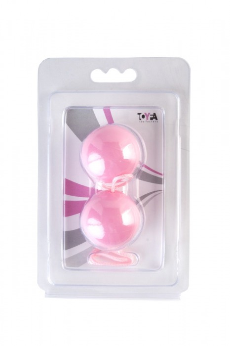 Розовые вагинальные шарики BI-BALLS - Toyfa Basic