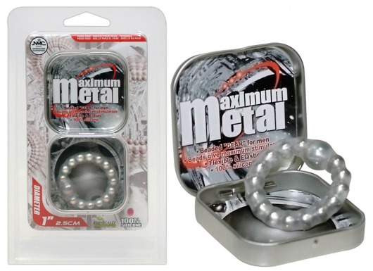 Эрекционное кольцо Maximum Metal Ring - NMC - в Тюмени купить с доставкой
