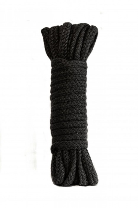 Черная веревка Bondage Collection Black - 9 м. - Lola Games - купить с доставкой в Тюмени