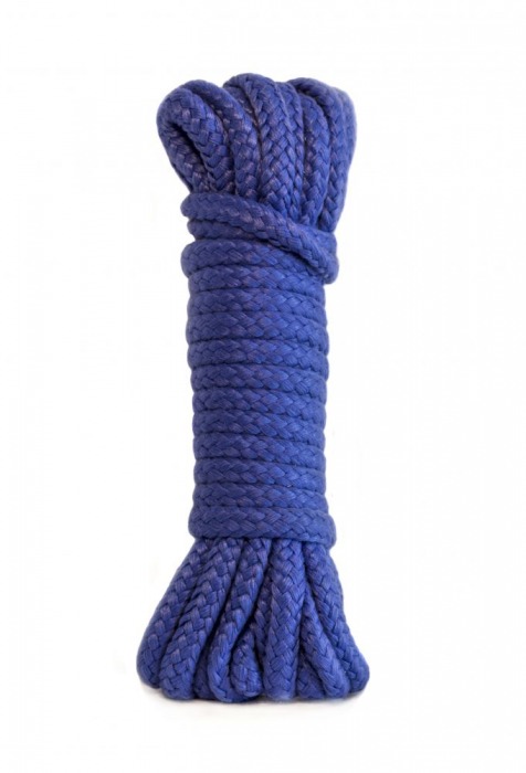 Синяя веревка Bondage Collection Blue - 9 м. - Lola Games - купить с доставкой в Тюмени