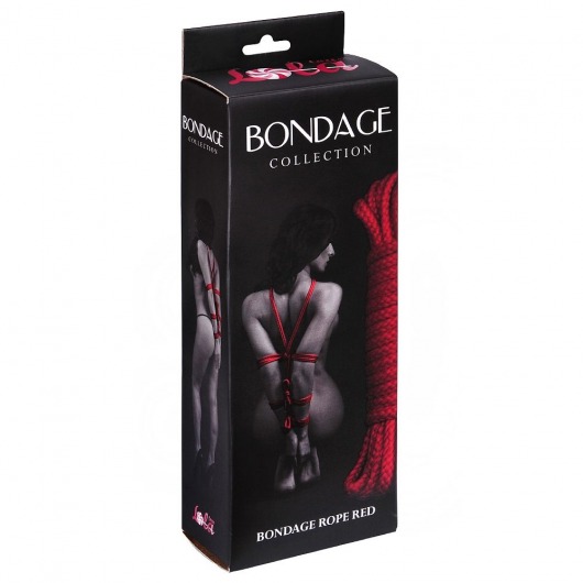 Красная веревка Bondage Collection Red - 9 м. - Lola Games - купить с доставкой в Тюмени