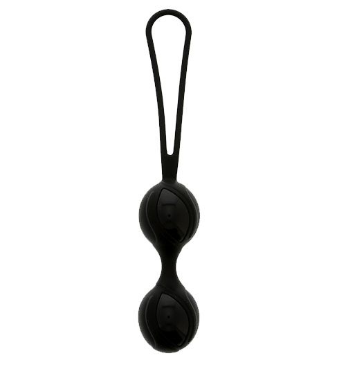 Чёрные вагинальные шарики GOOD VIBES THE PERFECT BALLS - Dream Toys