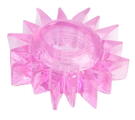 Розовое эрекционное кольцо - Toyfa Basic - в Тюмени купить с доставкой