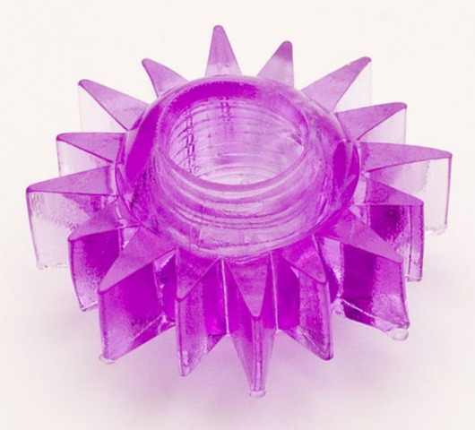Фиолетовое эрекционное кольцо - Toyfa Basic - в Тюмени купить с доставкой
