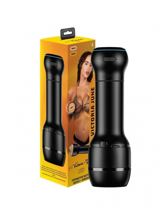 Мастурбатор-ротик с интерактивной насадкой PowerBlow   FeelVictoria Mouth - Kiiroo - в Тюмени купить с доставкой