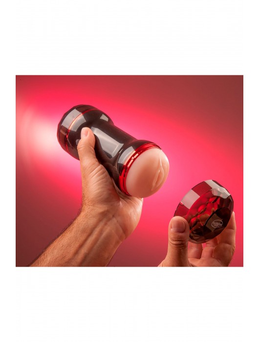 Двусторонний мастурбатор в колбе Double Joy - MALESATION - в Тюмени купить с доставкой