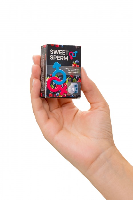 Шипучие таблетки для мужчин Sweet Sperm для изменения вкуса спермы (4 шт. по 0,5 гр.) - Капиталпродукт - купить с доставкой в Тюмени