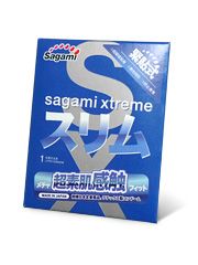 Презерватив Sagami Xtreme FEEL FIT 3D - 1 шт. - Sagami - купить с доставкой в Тюмени
