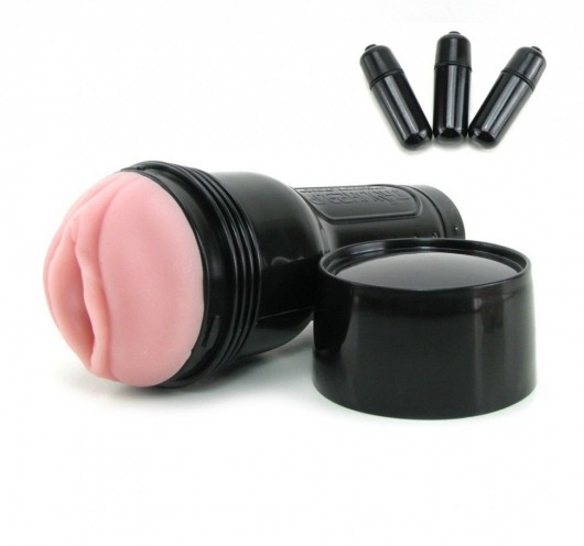 Мастурбатор-вагина Fleshlight - Vibro Pink Lady Touch с вибрацией - Fleshlight - в Тюмени купить с доставкой