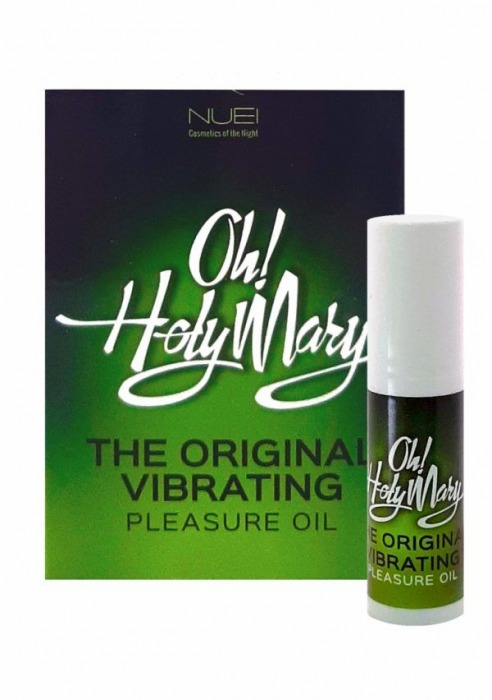 Масло унисекс с эффектом вибрации Oh! Holy Mary - 6 мл. - Nuei cosmetics - купить с доставкой в Тюмени