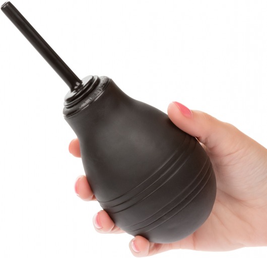 Черный анальный душ One-Way Anal Douche - California Exotic Novelties - купить с доставкой в Тюмени