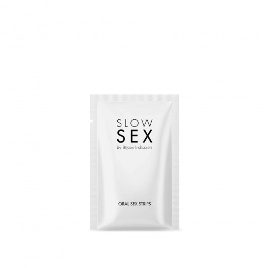 Полоски для орального секса Slow Sex Oral Sex Strips - 7 шт. - Bijoux Indiscrets - купить с доставкой в Тюмени