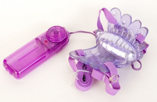 Фиолетовый клиторальный стимулятор Sex Butterfly - ToyFa