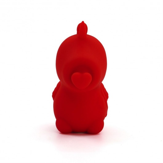 Красный клиторальный стимулятор Cupid’s Beau с пульсацией - Unihorn