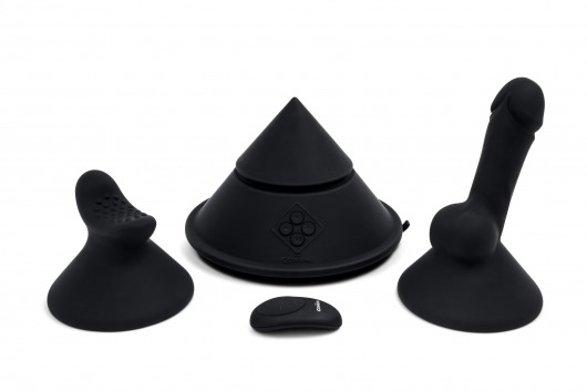 Конусный вибромассажер Cowgirl Cone с 2 насадками - CowGirl - купить с доставкой в Тюмени