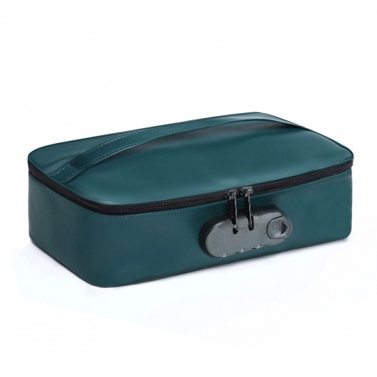 Зеленая сумочка для хранения игрушек Discreet Box - Dorcel - купить с доставкой в Тюмени