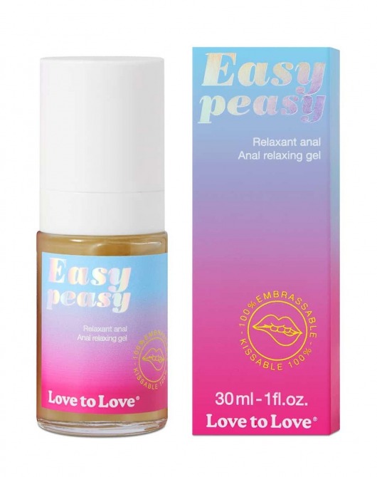 Анальный расслабляющий гель Easy Peasy - 30 мл. - Love to Love - купить с доставкой в Тюмени