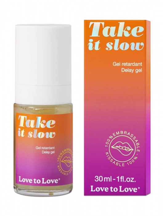Пролонгирующий гель для мужчин Take It Slow - 30 мл. - Love to Love - купить с доставкой в Тюмени