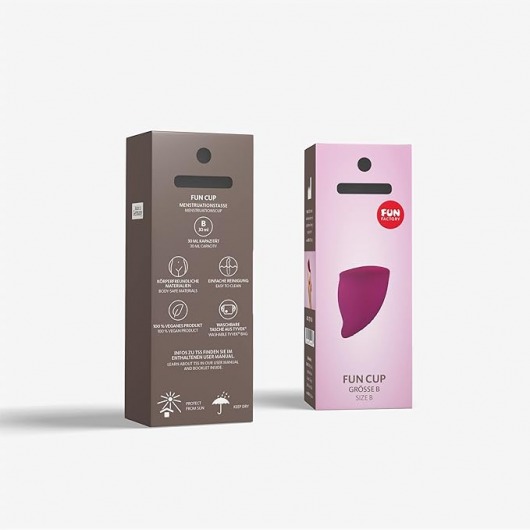 Менструальная чаша Fun Cup Size B - Fun Factory - купить с доставкой в Тюмени