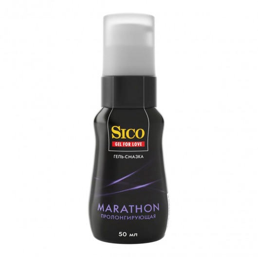 Пролонгирующая гель-смазка Sico Marathon - 50 мл. - Sico - купить с доставкой в Тюмени