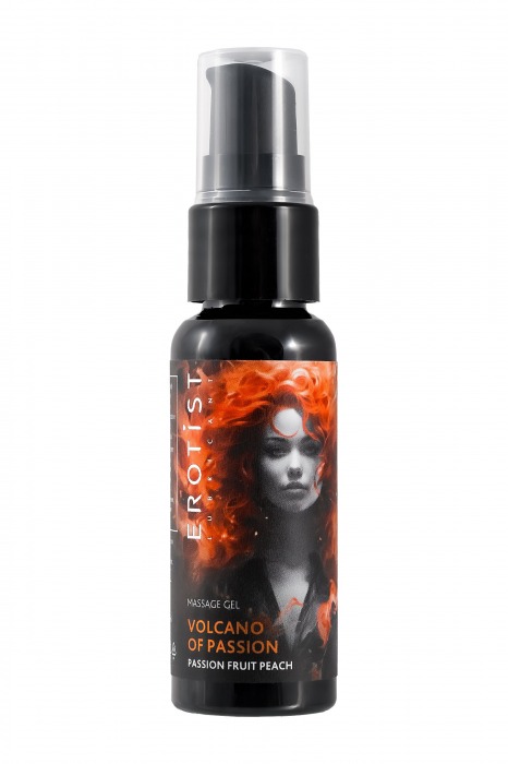 Гель с эффектом вибрации Volcano Of Passion со вкусом персика и маракуйи - 25 мл. - Erotist Lubricants - купить с доставкой в Тюмени