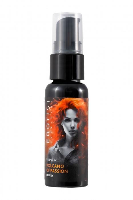 Гель с эффектом вибрации Volcano Of Passion со вкусом вишни - 25 мл. - Erotist Lubricants - купить с доставкой в Тюмени
