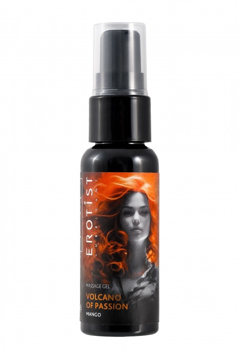 Гель с эффектом вибрации Volcano Of Passion со вкусом манго - 25 мл. - Erotist Lubricants - купить с доставкой в Тюмени