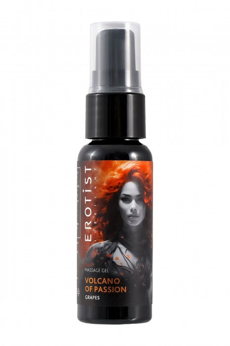 Гель с эффектом вибрации Volcano Of Passion со вкусом винограда - 25 мл. - Erotist Lubricants - купить с доставкой в Тюмени