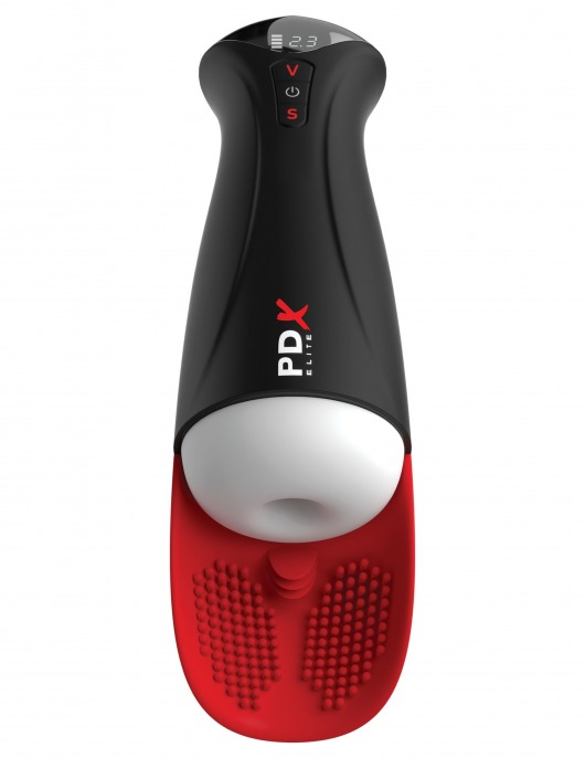 Мастурбатор в колбе с вибрацией Fuck-O-Matic Pro XL - Pipedream - в Тюмени купить с доставкой