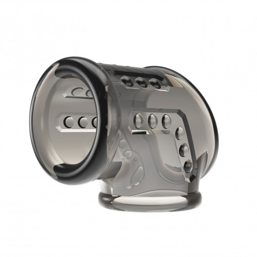 Дымчатая насадка на пенис и мошонку - Baile - в Тюмени купить с доставкой