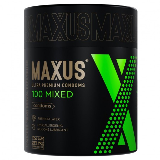 Презервативы MAXUS Mixed - 100 шт. - Maxus - купить с доставкой в Тюмени