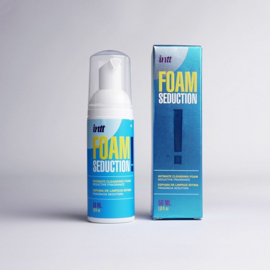 Очищающая пенка для тела Foam Seduction - 50 мл. - INTT - купить с доставкой в Тюмени