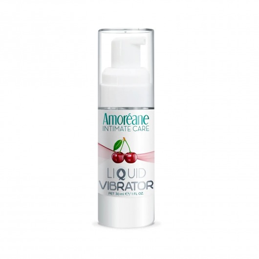 Жидкий вибратор со вкусом вишни Amoreane Cherry - 30 мл. - Amoreane - купить с доставкой в Тюмени