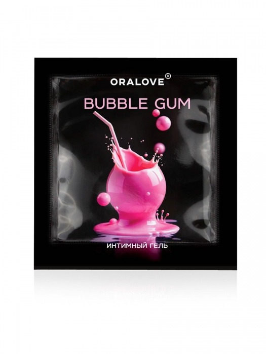 Саше съедобной оральной смазки OraLove с ароматом бабл-гам - 3 гр. - Биоритм - купить с доставкой в Тюмени