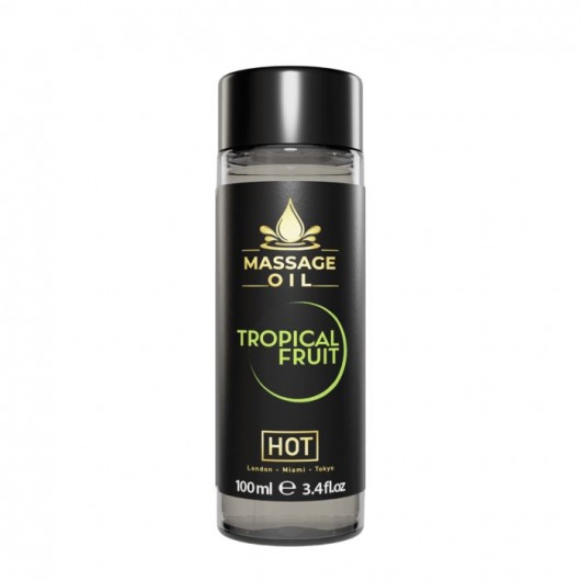 Массажное масло c ароматом тропических фруктов Massage Oil - 100 мл. - HOT - купить с доставкой в Тюмени