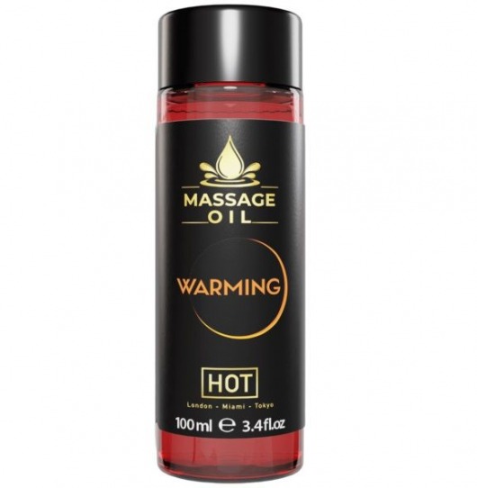 Массажное масло с согревающим эффектом Massage Oil Warming - 100 мл. - HOT - купить с доставкой в Тюмени